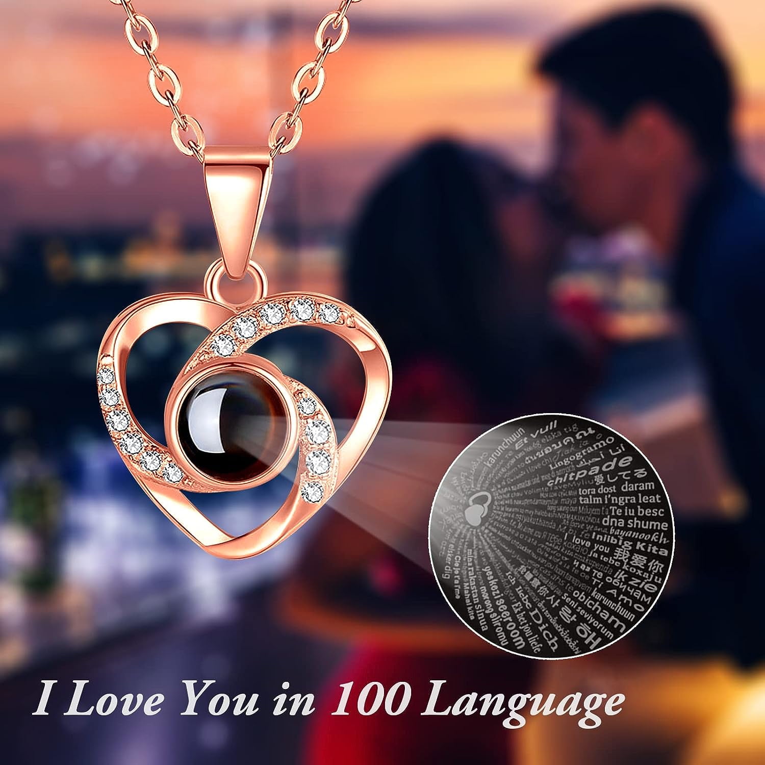 Amazon.com: U UQUI Preserved Real Rose with I Love You Heart Necklace 100  Languages, Valentines Day Gifts for Her, Birthday Gifts for Women Mom  Girlfriend Wife,Forever Eternal Flower for Anniversary, Red Roses :
